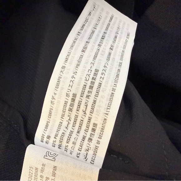 Abercrombie & Fitch Navy Wide Leg Pants Soft Feel NWT - Picture 13 of 13